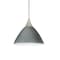 Besa Lighting Domi Cord Pendant, Titan, Satin Nickel Finish, 1x50W Halogen 1XT-1743TN-SN - alternate 1